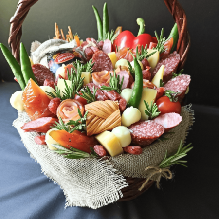 № 41. Корзина из колбас и сыров