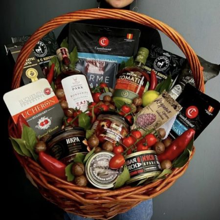 № 263. Продуктовая большая корзина «Премиальные деликатесы»