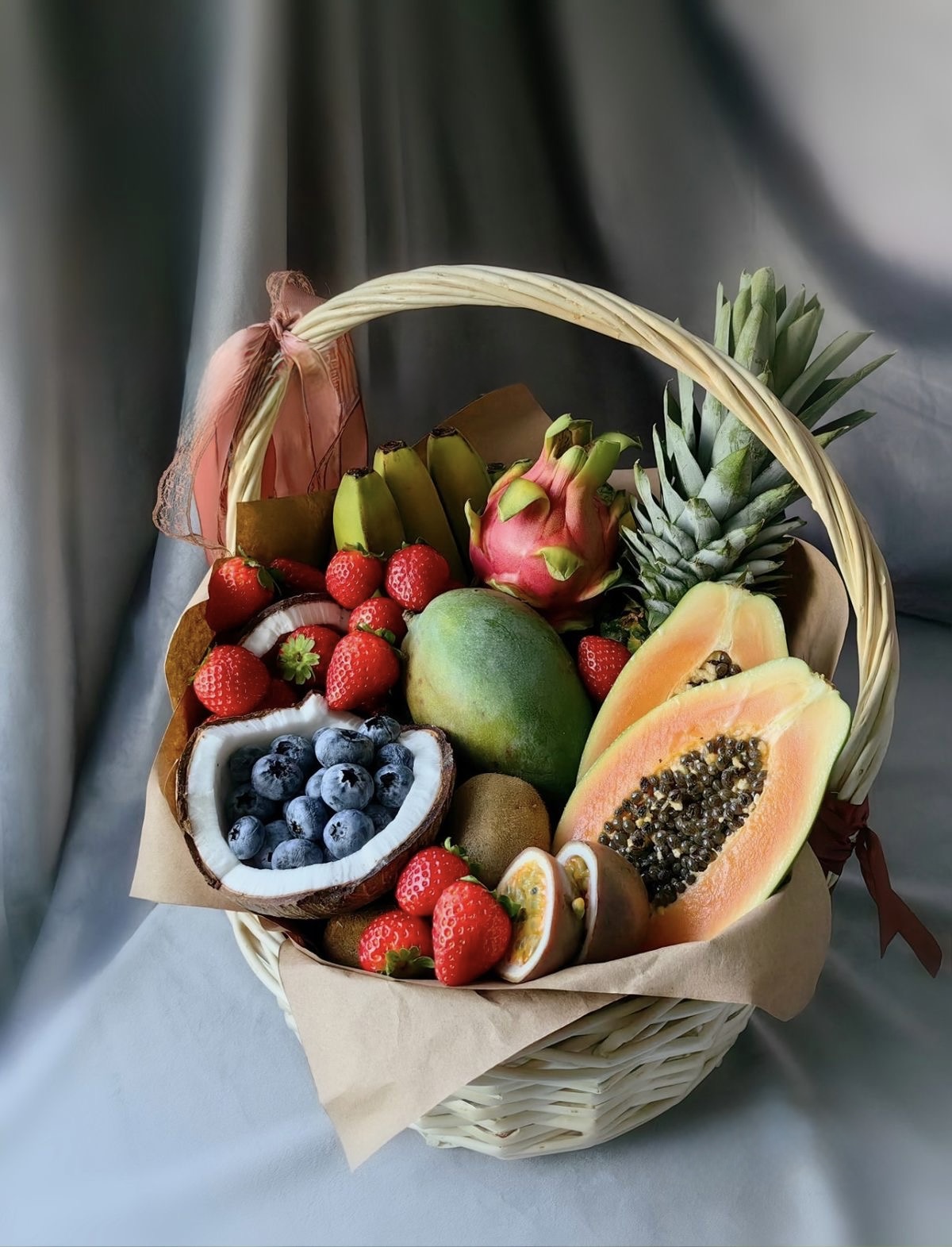 № 394. Корзина из экзотических фруктов «Вкус Тайланда»